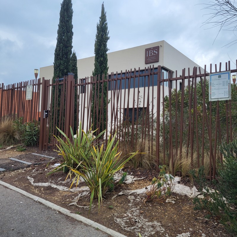 Installation Clôtures barreaudage et portail à l école IBS à Luynes